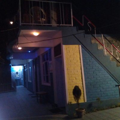 Side View of rooms in the night