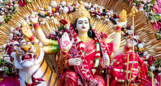 Statue of Goddess Vaishno Devi
